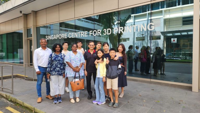 Envcares Eco Impact Network visits NTU Centre for 3D Printing